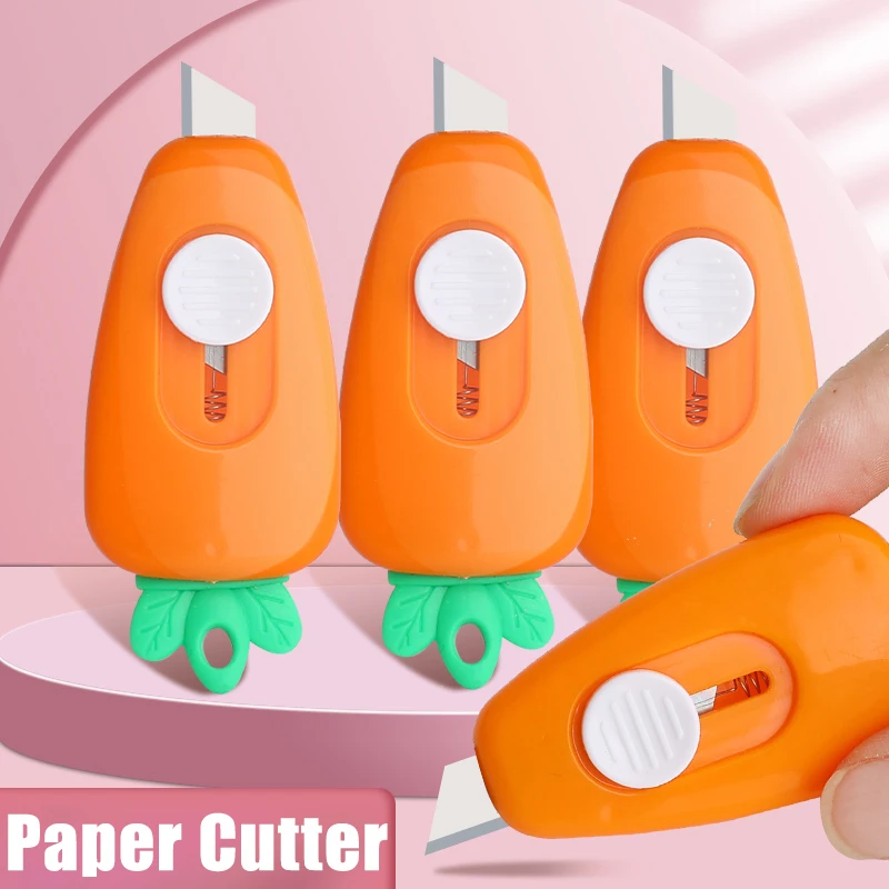 Милый карманный универсальный нож с морковью, экспресс-коробка, резак для бумаги, открывалка для художественной упаковки с отверстием для ключей, офисные школьные канцелярские принадлежности
Милый карманный универсальный нож с морковью, экспресс-коробка, резак для бумаги, открывалка для художественной упаковки с отверстием для ключей, офисные школьные канцелярские принадлежности