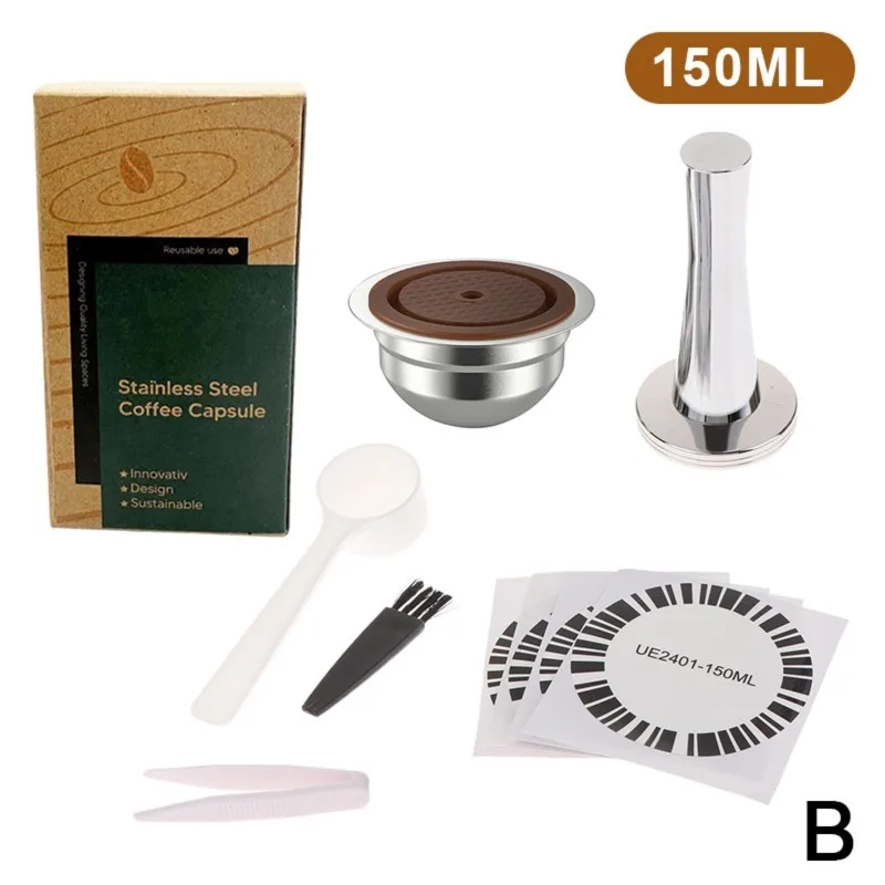 WORTHOWN-Coffee Pod Cover For NESPRESSO Machines-Reusable Stainless Steel-For Ver Tuoline-150Ml Capacity
WORTHOWN-Coffee Pod Cover For NESPRESSO Machines-Reusable Stainless Steel-For Ver Tuoline-150Ml Capacity
