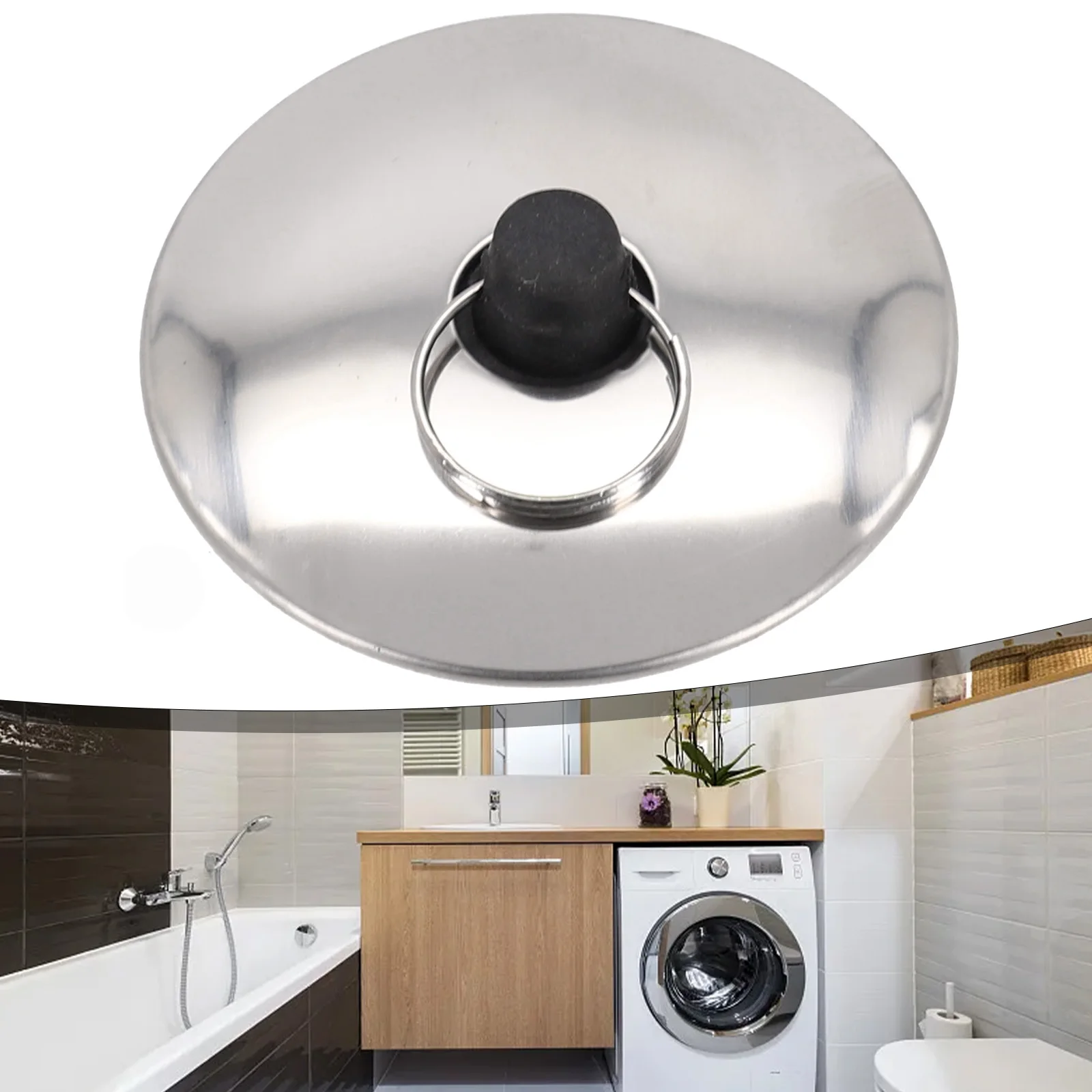 Convenient Hanging Ring Design, Rubber Sink Plug Drain Stopper, Suitable for Kitchen, Bathtub, and More, Prevents Leakage
Convenient Hanging Ring Design, Rubber Sink Plug Drain Stopper, Suitable for Kitchen, Bathtub, and More, Prevents Leakage
