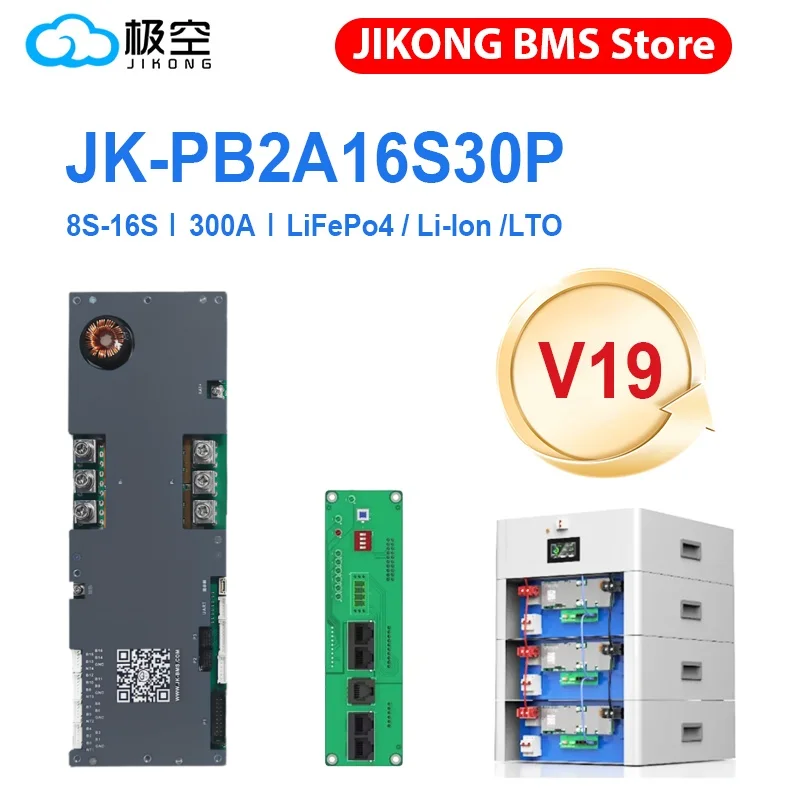 JIKONG BMS JK-PB2A16S30P LiFePo4 Li-Ion LTO Battery 24V 48V 8S 16S 300A Household Energy BMS Home Inverter Active Balancer 2A
JIKONG BMS JK-PB2A16S30P LiFePo4 Li-Ion LTO Battery 24V 48V 8S 16S 300A Household Energy BMS Home Inverter Active Balancer 2A