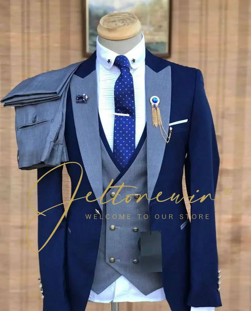 2022 New Designs Men Suit 3 Piece Formal Business Blazer Best Man Groom Wedding Suit Tuxedo Jacket Vest Pants Wedding Groom Suit
2022 New Designs Men Suit 3 Piece Formal Business Blazer Best Man Groom Wedding Suit Tuxedo Jacket Vest Pants Wedding Groom Suit