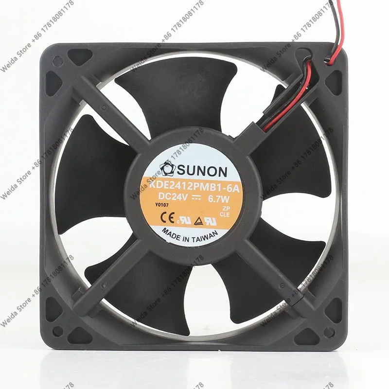 New Sunon DC 24V 6.7W 12038 120X120X38MM double ball converter KDE2412PMB1-6A-Y0107 cooling fan
New Sunon DC 24V 6.7W 12038 120X120X38MM double ball converter KDE2412PMB1-6A-Y0107 cooling fan
