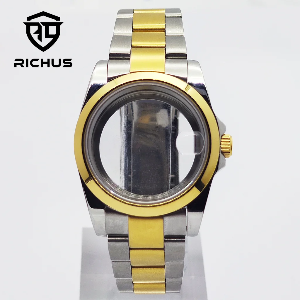 Корпус RICHUS NH35 36/39 мм, золотой корпус и матовый ремешок, совместим с механизмами NH34, NH35, ETA2824, PT5000, аксессуары для часов.
Корпус RICHUS NH35 36/39 мм, золотой корпус и матовый ремешок, совместим с механизмами NH34, NH35, ETA2824, PT5000, аксессуары для часов.