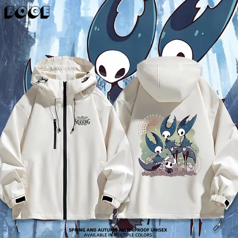 Куртка свободного кроя в стиле Hollow Knight для осени и зимы, водонепроницаемая, для активного отдыха, повседневная, с капюшоном, на молнии, из полиэфирного волокна
Куртка свободного кроя в стиле Hollow Knight для осени и зимы, водонепроницаемая, для активного отдыха, повседневная, с капюшоном, на молнии, из полиэфирного волокна