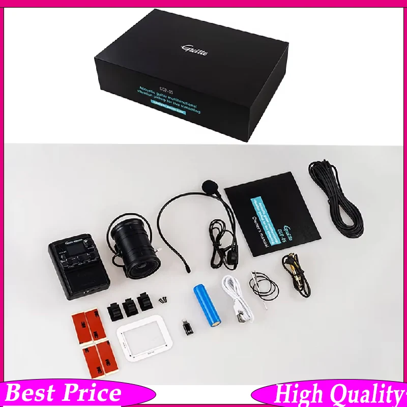 GGP-05 Acoustic Guitar Multifunctional Vibration Pickup System Digital Live Stream EQ And Microphone for Streaming Performances
GGP-05 Acoustic Guitar Multifunctional Vibration Pickup System Digital Live Stream EQ And Microphone for Streaming Performances