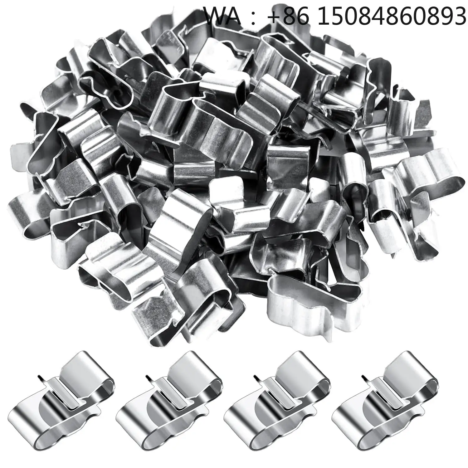 Universal SUS304 PV Cable Clip, Multispec Solar Panel Wire Fixed Accessories, General Fitting Parts for Most Conventional Househ
Universal SUS304 PV Cable Clip, Multispec Solar Panel Wire Fixed Accessories, General Fitting Parts for Most Conventional Househ