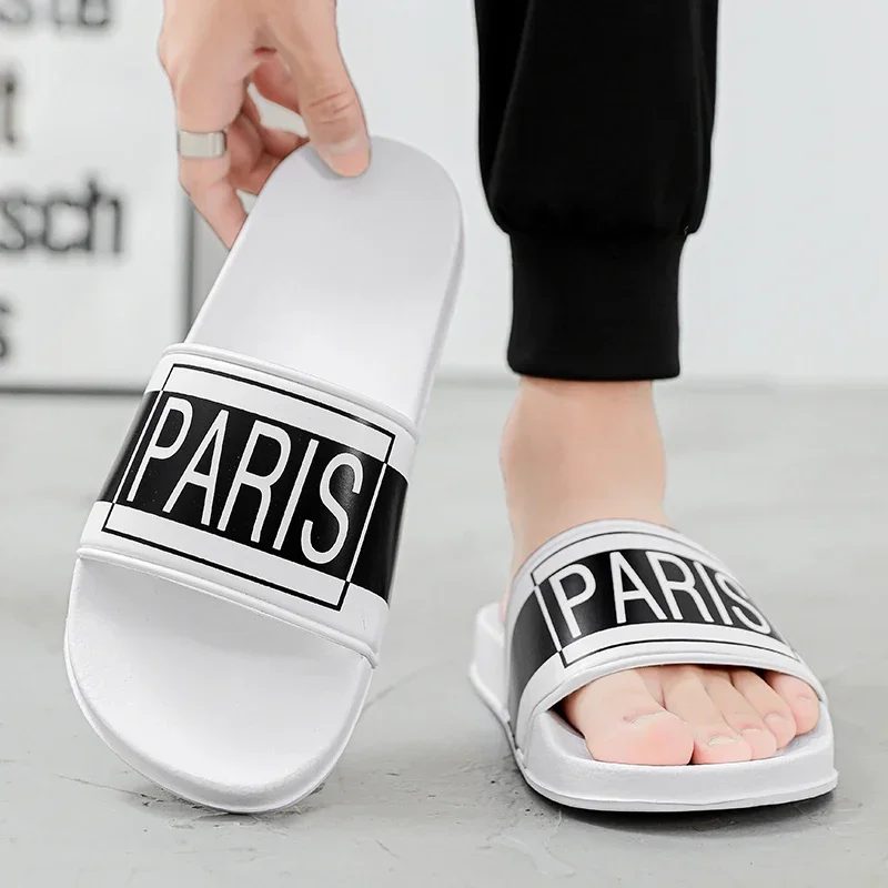 Летние мужские тапочки, модные шлепанцы, уличные сабо, быстросохнущие пляжные сандалии, шлепанцы, повседневная домашняя обувь для пары, размеры 36-46
Летние мужские тапочки, модные шлепанцы, уличные сабо, быстросохнущие пляжные сандалии, шлепанцы, повседневная домашняя обувь для пары, размеры 36-46