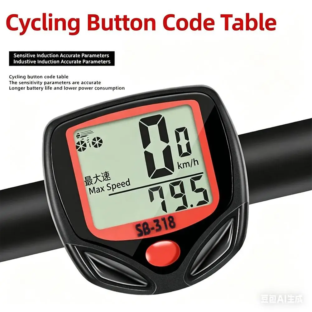 Bicycle Speedometer Bike Computer Multifunction Waterproof Stopwatch Cycling MTB Odometer Cycling Accessories
Bicycle Speedometer Bike Computer Multifunction Waterproof Stopwatch Cycling MTB Odometer Cycling Accessories