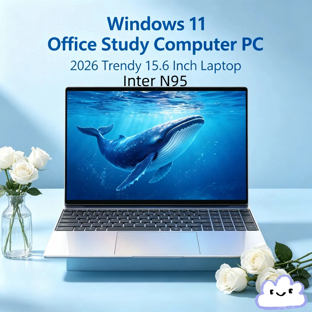 Polished-edge 15.6" FHD IPS Laptop N95 120Hz Ultra-clear Screen 7500mAh 32GB/2TB SSD Backlit Keyboard Fingerprint Unlock
Polished-edge 15.6" FHD IPS Laptop N95 120Hz Ultra-clear Screen 7500mAh 32GB/2TB SSD Backlit Keyboard Fingerprint Unlock