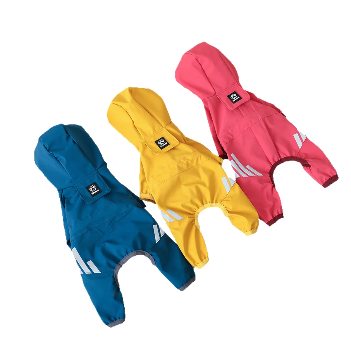 4-Legged Waterproof Dog Raincoat Hooded Pet Rain Jacket with Reflective Strip for Teddy Bichon Small Dogs All-Weather Outdoor
4-Legged Waterproof Dog Raincoat Hooded Pet Rain Jacket with Reflective Strip for Teddy Bichon Small Dogs All-Weather Outdoor