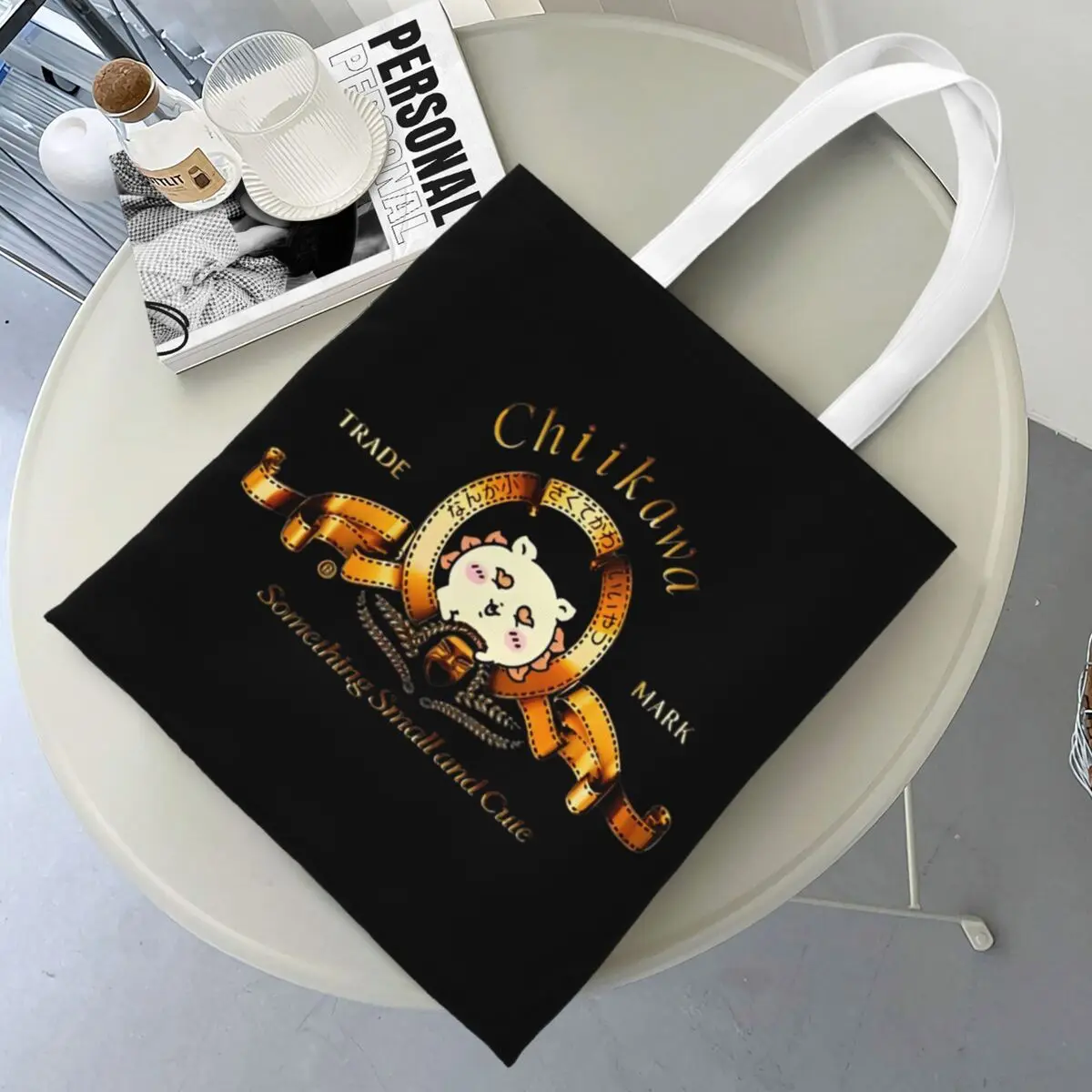 Chiikawa Recognizable Logo Canvas Tote Handbag Shoulder Bags Large Capacity Shopping Bags for Unisex
Chiikawa Recognizable Logo Canvas Tote Handbag Shoulder Bags Large Capacity Shopping Bags for Unisex