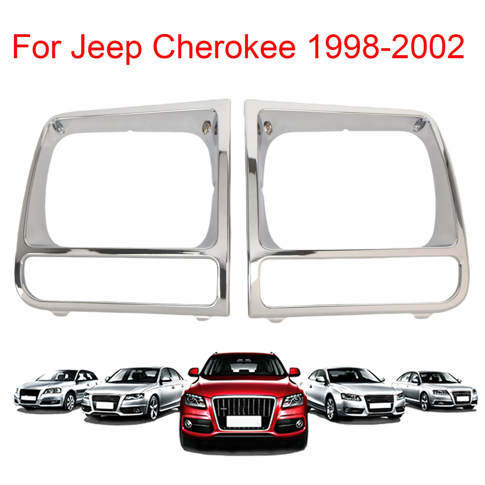 1 пара декоративных рам для фар 5EM72SW1, рамка для фар CH2512156 для Jeep Cherokee 1998 1999 2000 2001 2002
1 пара декоративных рам для фар 5EM72SW1, рамка для фар CH2512156 для Jeep Cherokee 1998 1999 2000 2001 2002