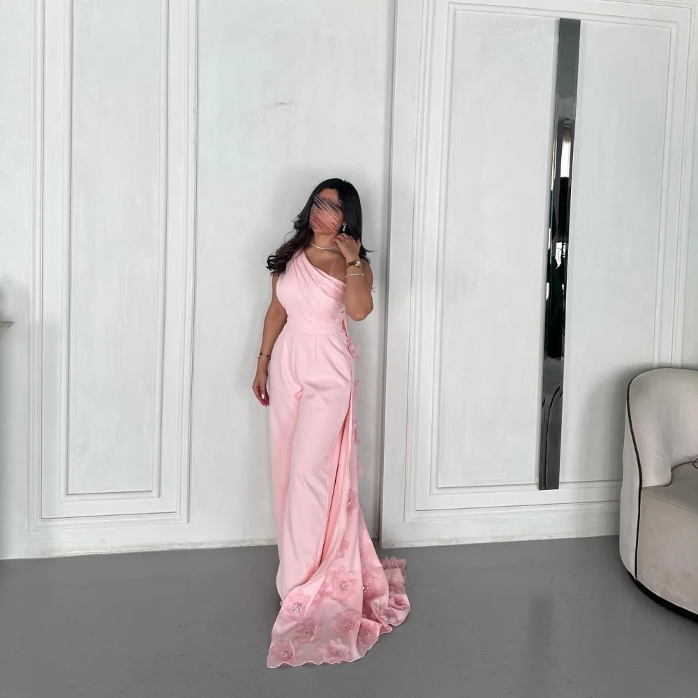 Vindal Evening dresses Crepe A-Line sleevesless Flowers Floor-Length One-Shoulder Lomantic Modern-style High-Quality For Woman
Vindal Evening dresses Crepe A-Line sleevesless Flowers Floor-Length One-Shoulder Lomantic Modern-style High-Quality For Woman