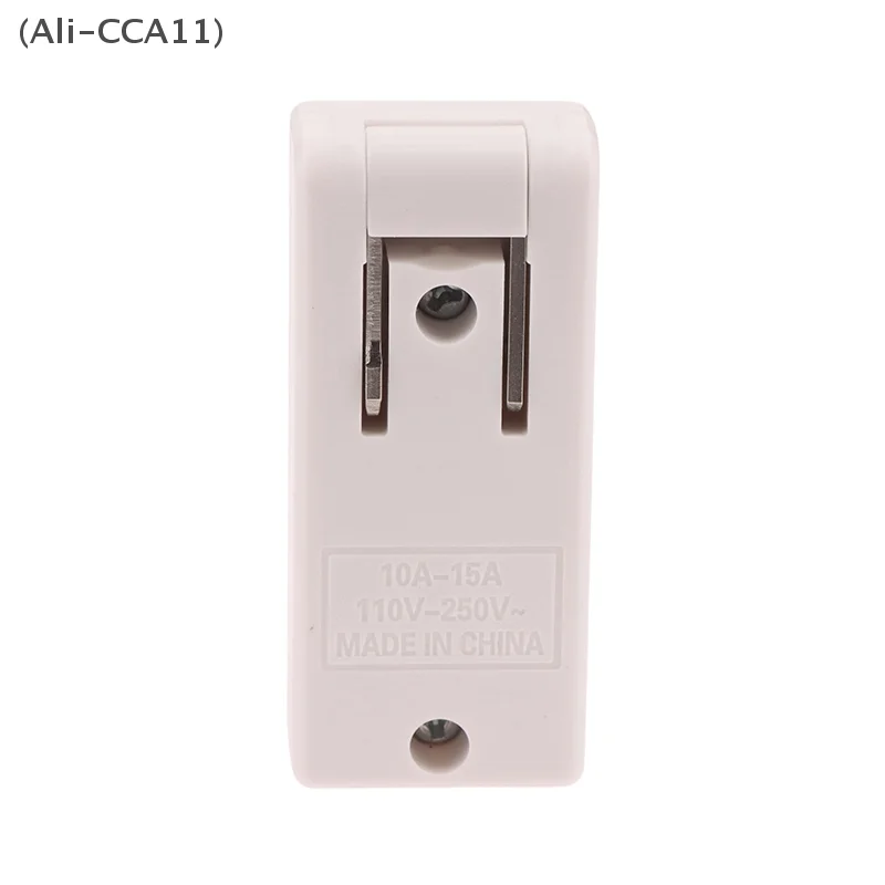 1Pc 3 In 1 US Electric Socket Plug Power Plug Adapter NEMA 1-15P Male To Female 125 Degree Rotation US 2 Pin To 3 Pins Socket
1Pc 3 In 1 US Electric Socket Plug Power Plug Adapter NEMA 1-15P Male To Female 125 Degree Rotation US 2 Pin To 3 Pins Socket
