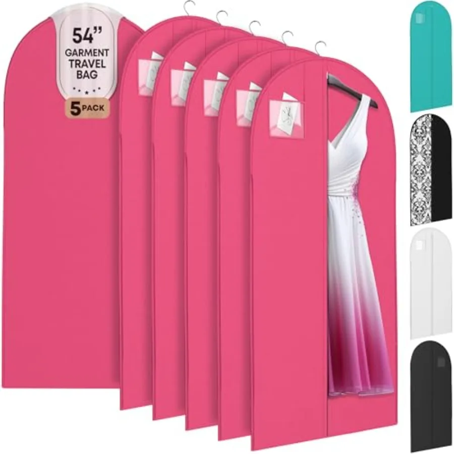 Luxury On the Go Long Formal Dress Bag 54" Hanging Garment Bag for Dresses, Prom and Bridesmaid Long Garment Bags for Hanging C
Luxury On the Go Long Formal Dress Bag 54" Hanging Garment Bag for Dresses, Prom and Bridesmaid Long Garment Bags for Hanging C