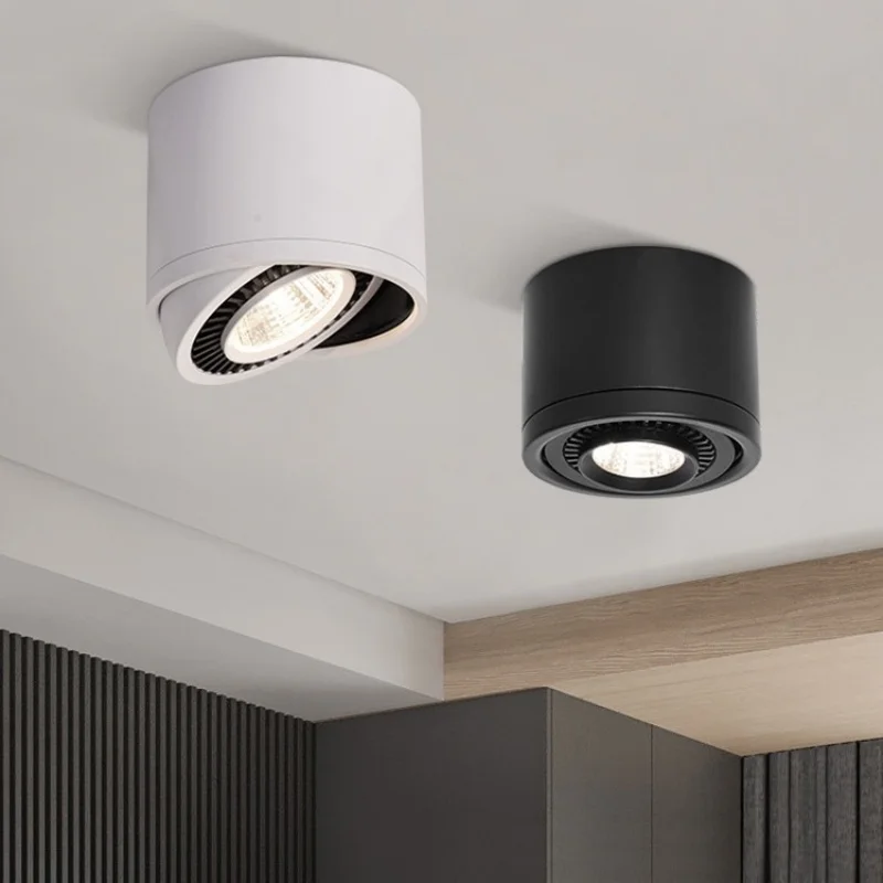 Surface Mounted Dimmable LED Downlight AC110V/220V Ceiling Light Rotatable COB Spotlight 9W12W15W20W Indoor Home Decoration
Surface Mounted Dimmable LED Downlight AC110V/220V Ceiling Light Rotatable COB Spotlight 9W12W15W20W Indoor Home Decoration