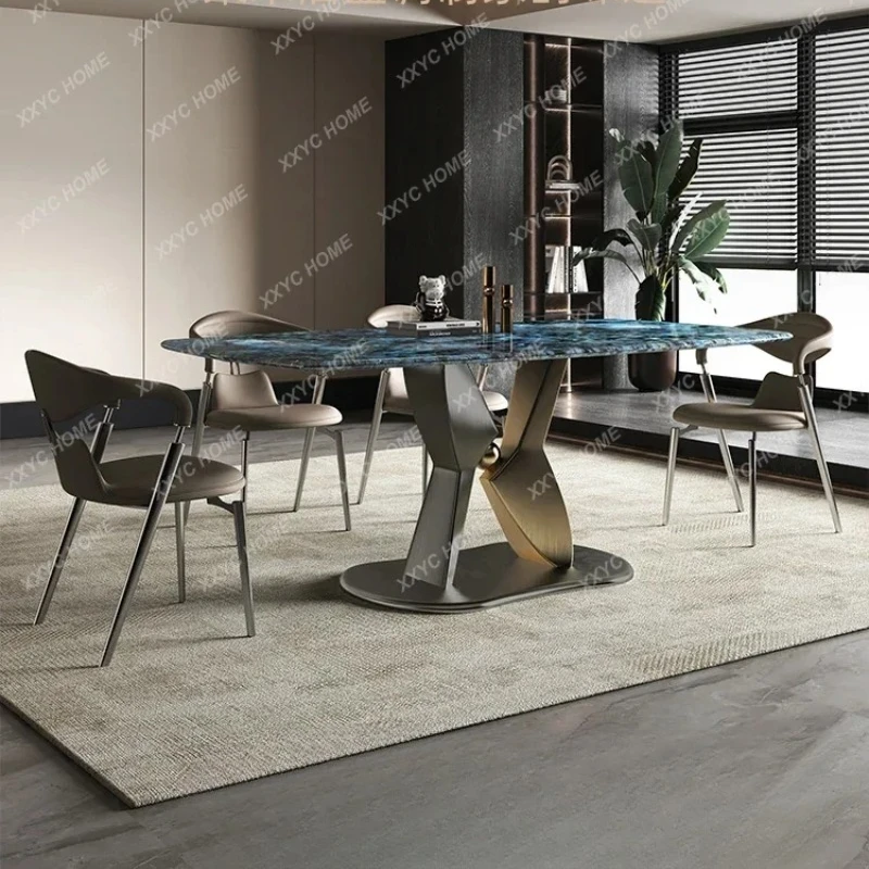 A Marble dining table light luxury household luxury stone Italian minimalist modern minimalist
A Marble dining table light luxury household luxury stone Italian minimalist modern minimalist