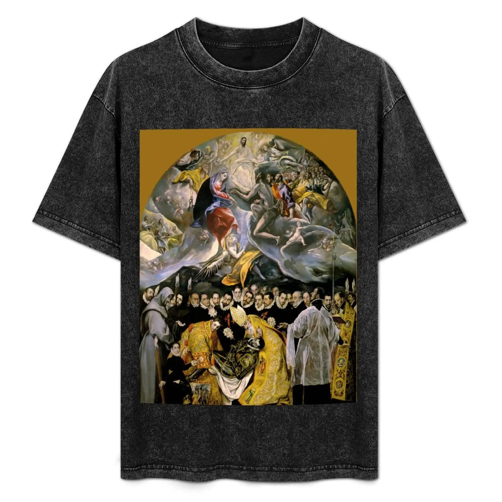 El Greco (Domenikos Theotokopoulos) The Burial of Count Orgaz T-Shirt Comfortable Basic Crew Neck Tee
El Greco (Domenikos Theotokopoulos) The Burial of Count Orgaz T-Shirt Comfortable Basic Crew Neck Tee