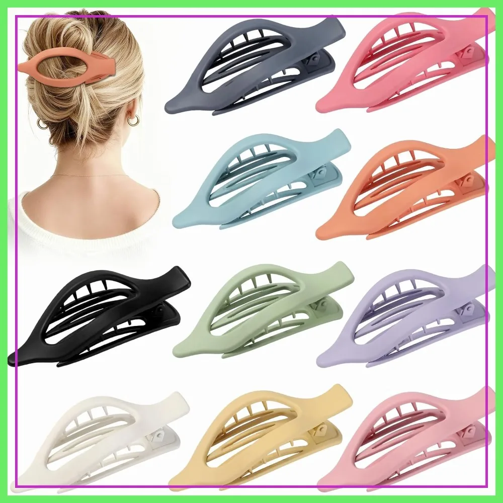 10 Pcs Flat Hair Clips for Women: Duck Billed Barrettes for Thick and Thin Hair, Colorful Claw Clips
10 Pcs Flat Hair Clips for Women: Duck Billed Barrettes for Thick and Thin Hair, Colorful Claw Clips