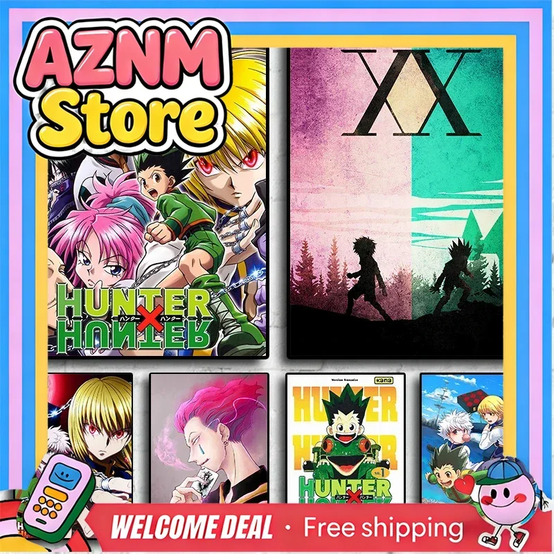 1pc Hunter X Hunter Poster Classic Japanese Anime Aesthetic Canvas Painting Poster Wall Art Picture Room Decoration
1pc Hunter X Hunter Poster Classic Japanese Anime Aesthetic Canvas Painting Poster Wall Art Picture Room Decoration