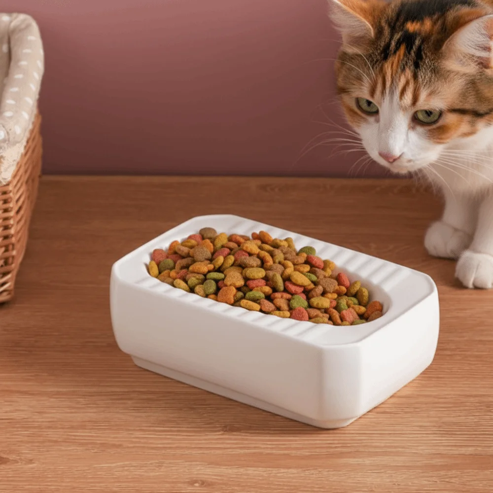 Toilet Shape Ceramic Cat Bowl Protects Cervical Spine Non-slip Funny Cat Feeder Not Easy To Knock Over Food Grade
Toilet Shape Ceramic Cat Bowl Protects Cervical Spine Non-slip Funny Cat Feeder Not Easy To Knock Over Food Grade
