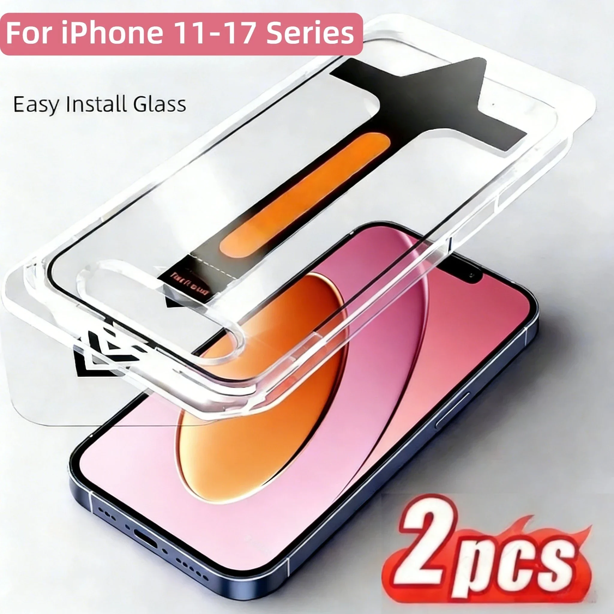 Tempered Glass for iPhone 17 Pro Max 17 Air Dust Free Easy Installation for iPhone 16 Pro Max 16Plus 15 14 13 12 11 Pro Max
Tempered Glass for iPhone 17 Pro Max 17 Air Dust Free Easy Installation for iPhone 16 Pro Max 16Plus 15 14 13 12 11 Pro Max