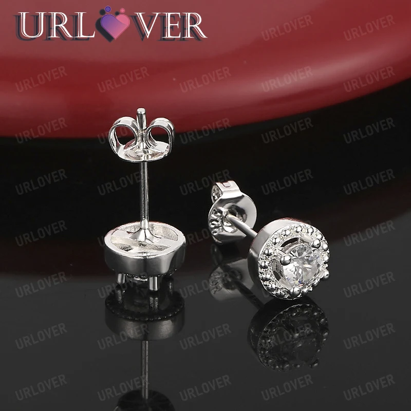 925 Sterling Silver Stud Earring Men Woman Fine Party Engagement Gifts Fashion Charm Jewelry Romantic Wedding Accessories
925 Sterling Silver Stud Earring Men Woman Fine Party Engagement Gifts Fashion Charm Jewelry Romantic Wedding Accessories