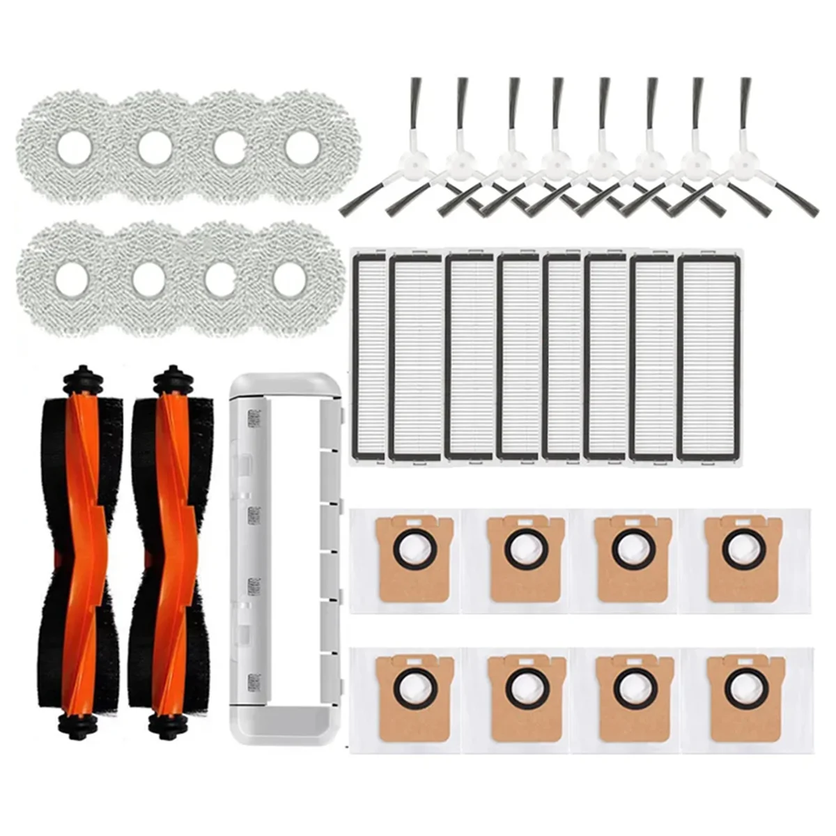 M17K For Xiaomi Robot Vacuum X20+, X10+ / X20 Plus, X10 Plus Vacuum Cleaner Main Side Brush Hepa Filter Mop Pads Dust Bags
M17K For Xiaomi Robot Vacuum X20+, X10+ / X20 Plus, X10 Plus Vacuum Cleaner Main Side Brush Hepa Filter Mop Pads Dust Bags