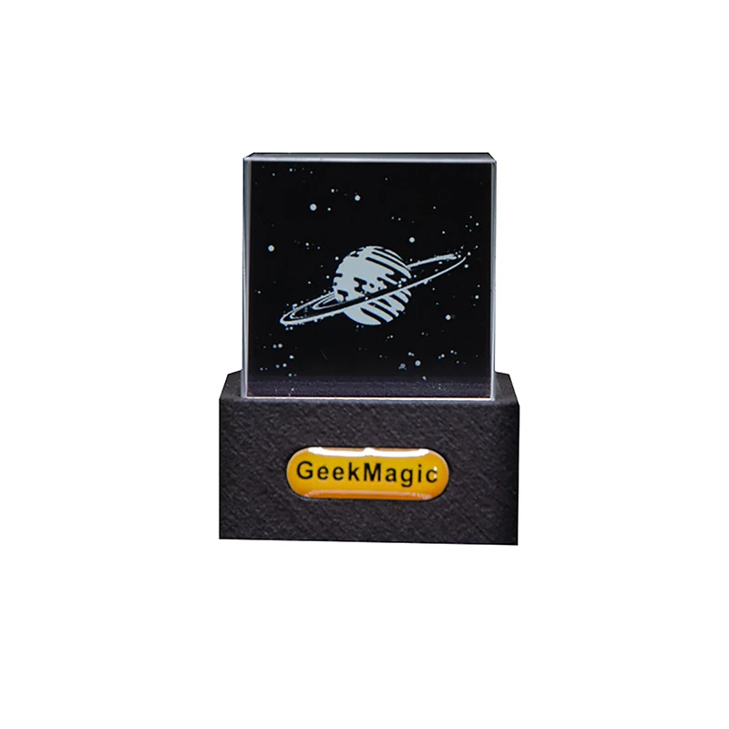 1PC Crystal Cube Photo Display Holographic Desktop Smart Weather Station Digital Clock With GIF Animations Album
1PC Crystal Cube Photo Display Holographic Desktop Smart Weather Station Digital Clock With GIF Animations Album