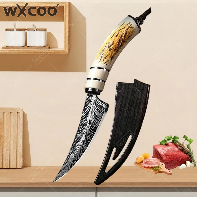 WXCOO High hardness Knife Chef Boning Forged Kitchen Accessories Slicing Fruit Meat Cleaver Stainless Steel Cover Kitchen Knife
WXCOO High hardness Knife Chef Boning Forged Kitchen Accessories Slicing Fruit Meat Cleaver Stainless Steel Cover Kitchen Knife