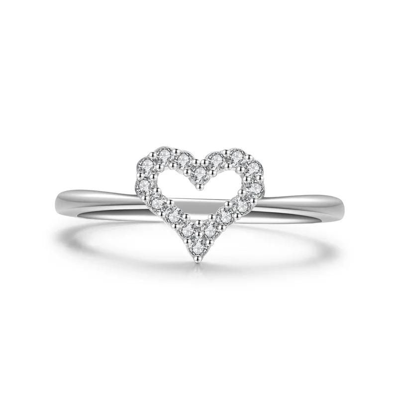 Высококачественное женское кольцо Love Heart из стерлингового серебра S925 с родиевым покрытием
Высококачественное женское кольцо Love Heart из стерлингового серебра S925 с родиевым покрытием