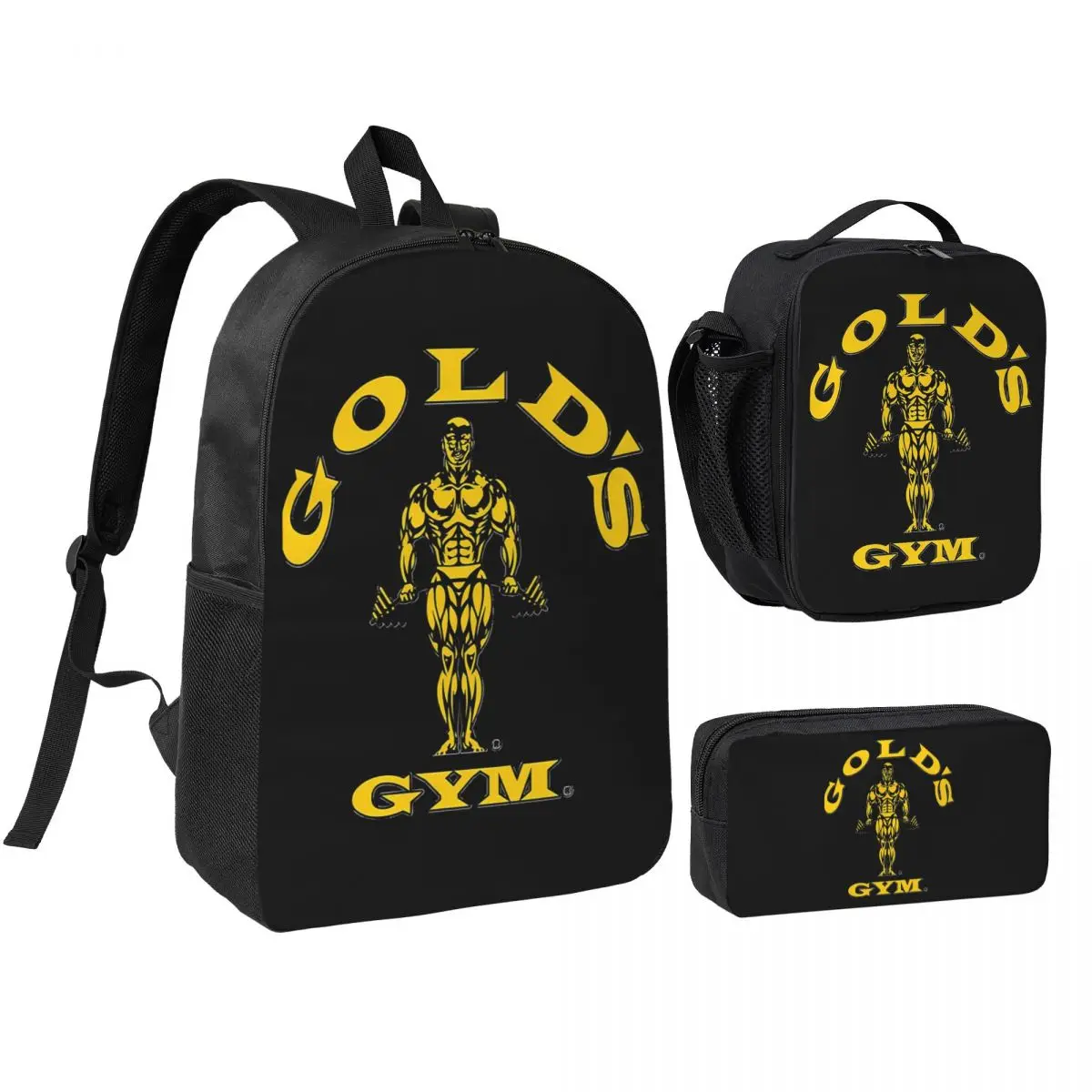 Golds Gym Classic Backpack Student Boys Girls BookBag School Bag Laptop Shoulder Bags 3ps Insulated Lunch Bag Pencil Case
Golds Gym Classic Backpack Student Boys Girls BookBag School Bag Laptop Shoulder Bags 3ps Insulated Lunch Bag Pencil Case