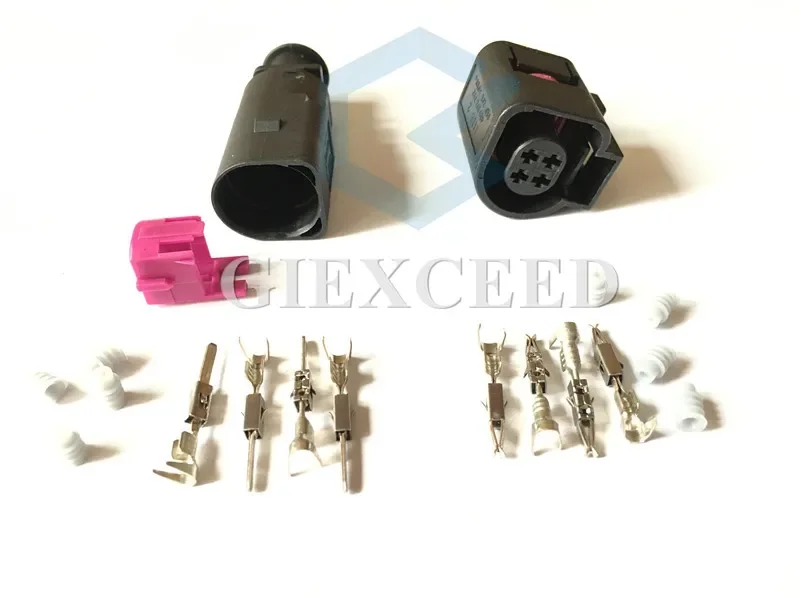 2 Sets 4 Pin 4B0973812 4B0973712 Automotive Connector 1.5mm Waterproof Pressure Water Temperature Sensor Plug AC Assembly For VW
2 Sets 4 Pin 4B0973812 4B0973712 Automotive Connector 1.5mm Waterproof Pressure Water Temperature Sensor Plug AC Assembly For VW
