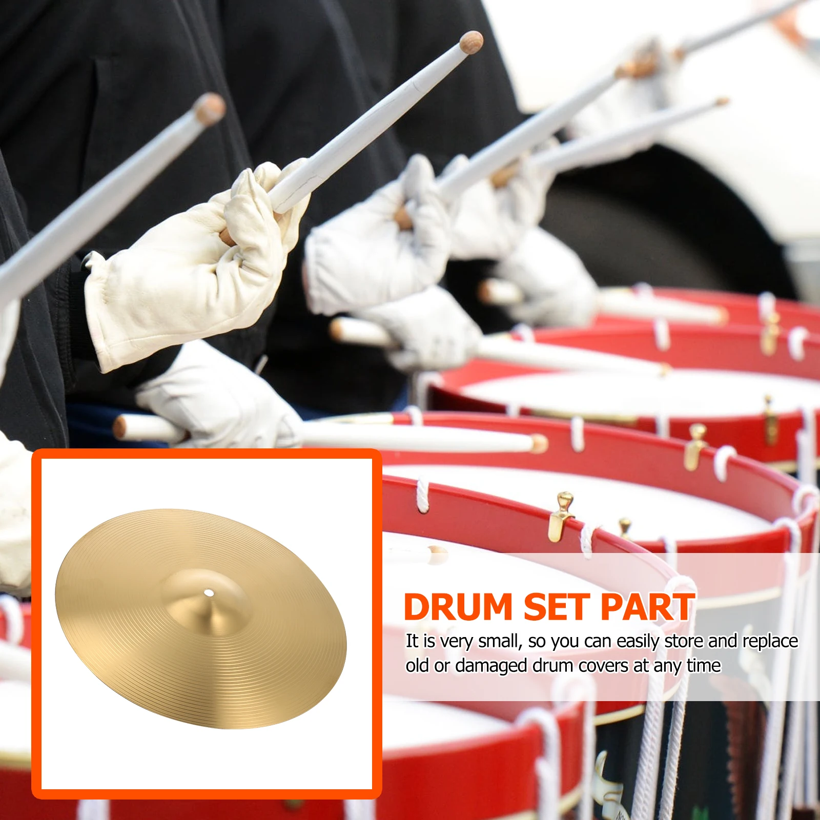 High Grade Alloy Brass Jazz Drum Cymbal Accessory Small Size Drum Kit Part Replacement For All Types And Sizes
High Grade Alloy Brass Jazz Drum Cymbal Accessory Small Size Drum Kit Part Replacement For All Types And Sizes
