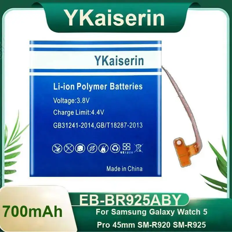 Fast Shipping For Samsung Galaxy Watch 5 Pro 45Mm SM-R920 SM-R925 EB-BR925ABY Battery 700Mah High-Performance
Fast Shipping For Samsung Galaxy Watch 5 Pro 45Mm SM-R920 SM-R925 EB-BR925ABY Battery 700Mah High-Performance