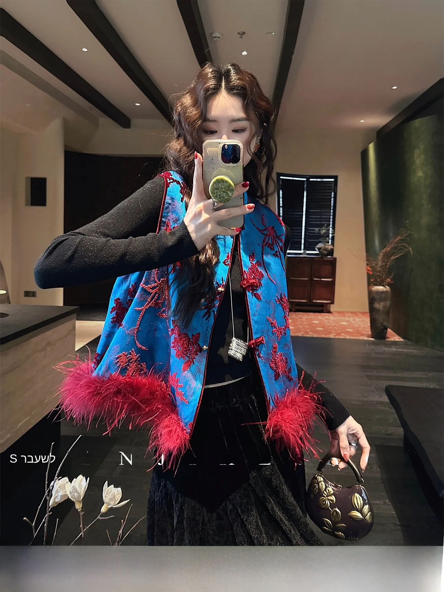 Sanji Bla Flower New Chinese Sle National Trend Women's Jaet Silk Zhanng Cotton Interlined Outerwear Faionable
Sanji Bla Flower New Chinese Sle National Trend Women's Jaet Silk Zhanng Cotton Interlined Outerwear Faionable
