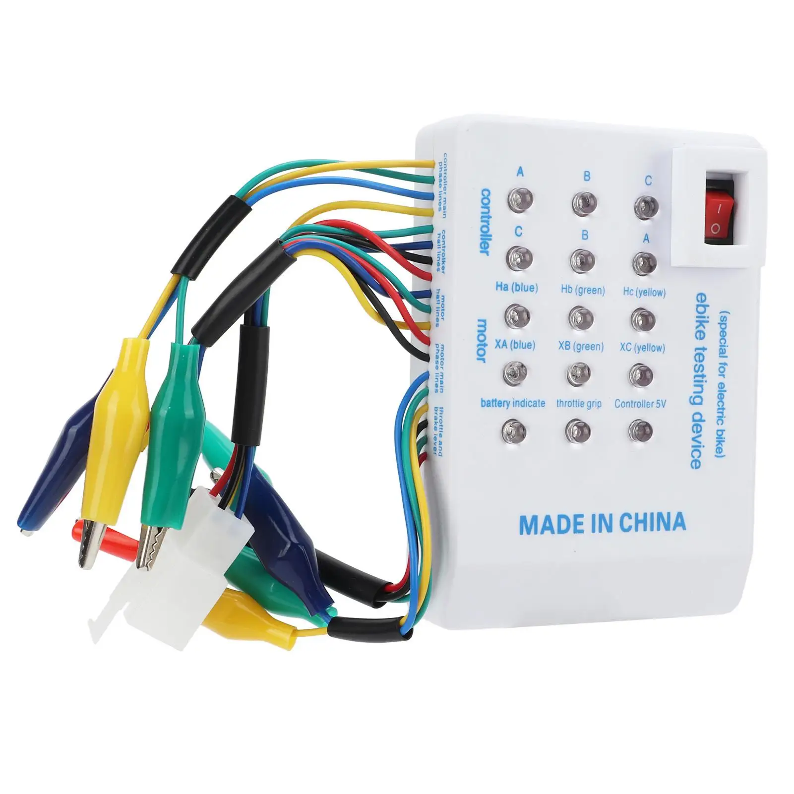 Universal 24V-72V Brushless Motor Controller Tester for electric Bikes & Scooters
Universal 24V-72V Brushless Motor Controller Tester for electric Bikes & Scooters