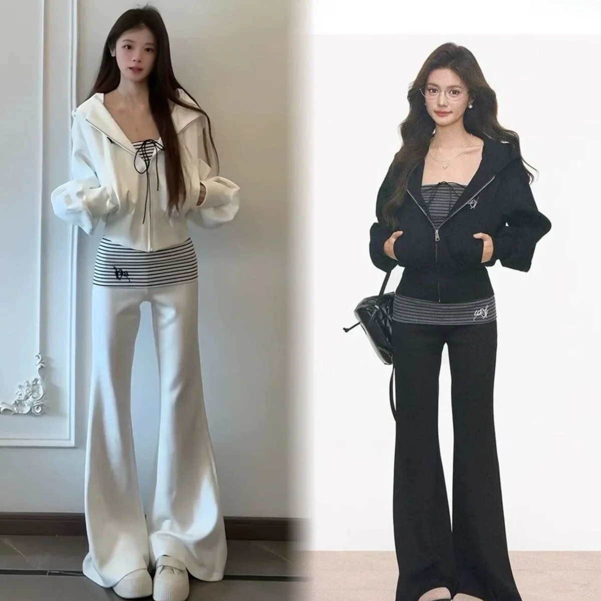 Spring Early Season Beautiful Open Cardigan Sweatshirt Set New 2026 Women's Strap Micro Flare Pants Super Popular Outfit Whol...
Spring Early Season Beautiful Open Cardigan Sweatshirt Set New 2026 Women's Strap Micro Flare Pants Super Popular Outfit Whol...