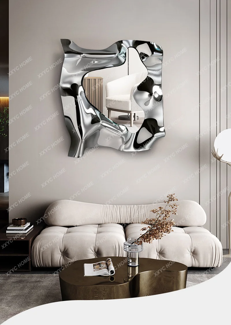 Stainless Steel Wave Mirror Wall Pendant, Metal Art Sculpture, Creative Alien Shop, Hotel and Home, Soft Decorative Pendant
Stainless Steel Wave Mirror Wall Pendant, Metal Art Sculpture, Creative Alien Shop, Hotel and Home, Soft Decorative Pendant