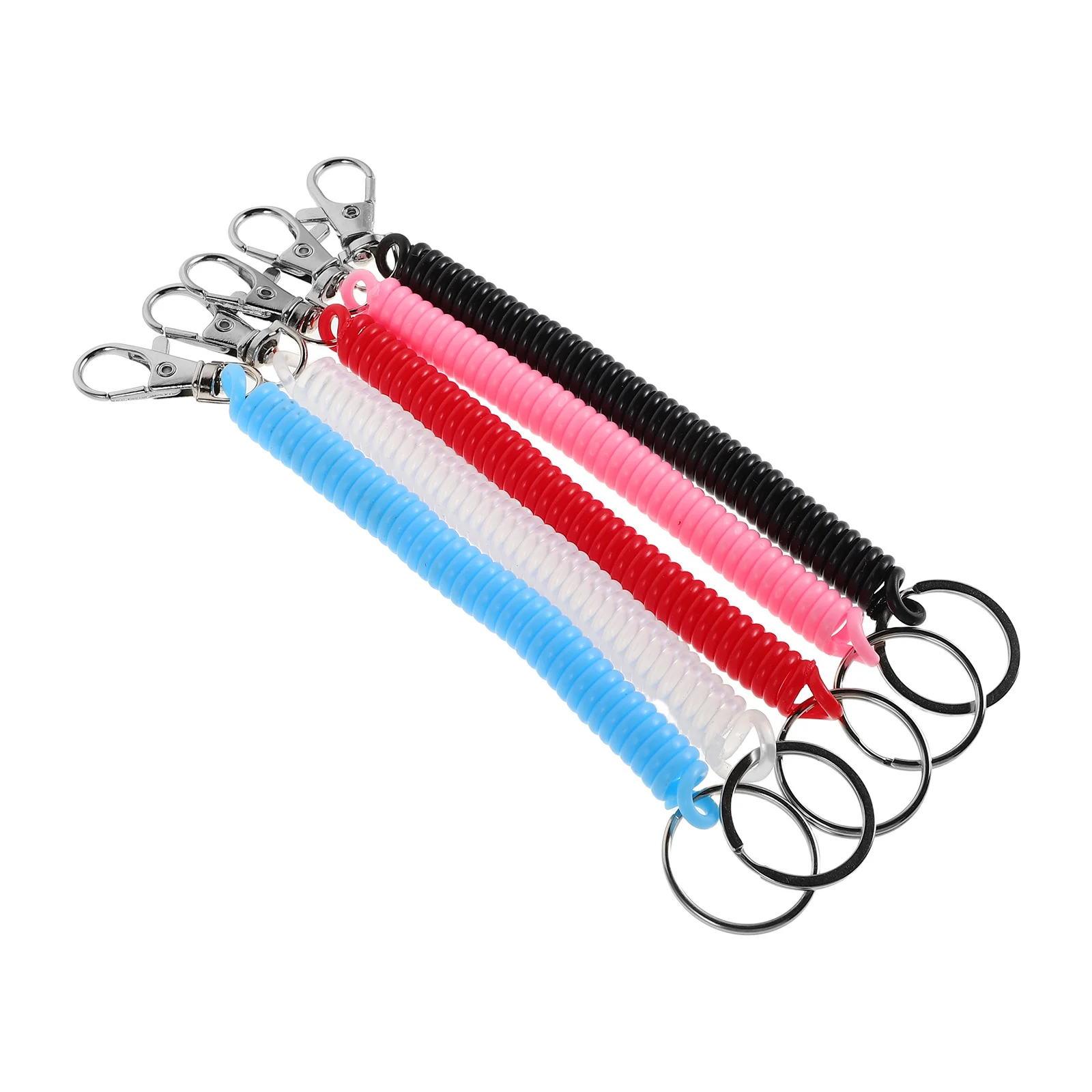 5Pcs High Elastic Retractable Anti Loss Spring Rope Keychain Stretchy Coil Lanyard for Keys Phones Bags Security Bracelets
5Pcs High Elastic Retractable Anti Loss Spring Rope Keychain Stretchy Coil Lanyard for Keys Phones Bags Security Bracelets