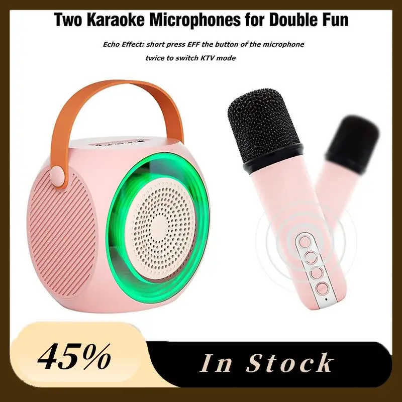 A60Z Лучшая мини-караоке-машина, портативный Bluetooth-динамик, беспроводной микрофон для детей и взрослых со светодиодной подсветкой
A60Z Лучшая мини-караоке-машина, портативный Bluetooth-динамик, беспроводной микрофон для детей и взрослых со светодиодной подсветкой