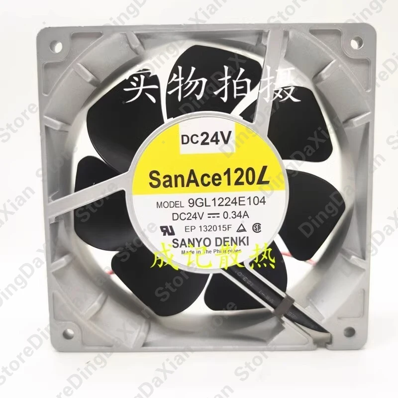 D+FOR SANYO 9GL1224E104 DC24V 0.34A 120*38MM 2-Wire Aluminum Frame Cooling Fan 1PCS
D+FOR SANYO 9GL1224E104 DC24V 0.34A 120*38MM 2-Wire Aluminum Frame Cooling Fan 1PCS