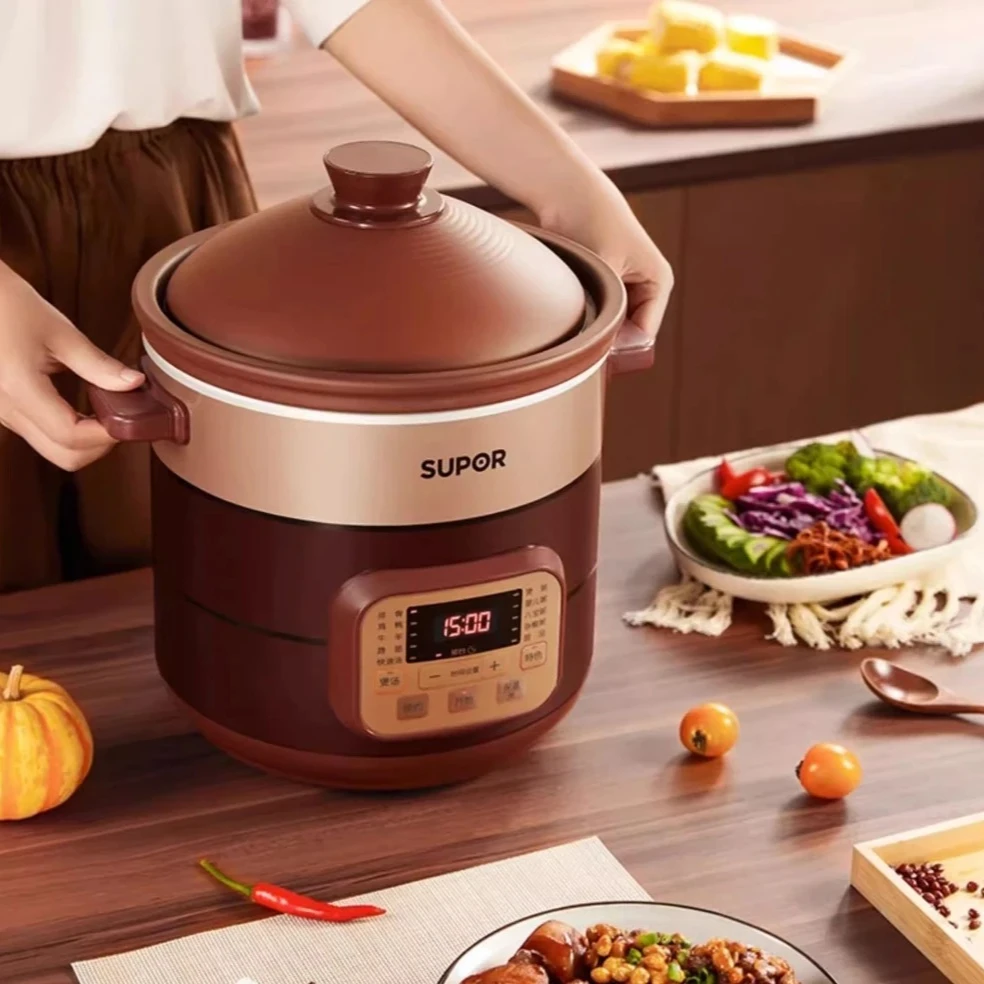 Purple Ceramic Household Electric Stew Pot – 6L Automatic Intelligent Soup Casserole, Porridge Health Stewer
Purple Ceramic Household Electric Stew Pot – 6L Automatic Intelligent Soup Casserole, Porridge Health Stewer