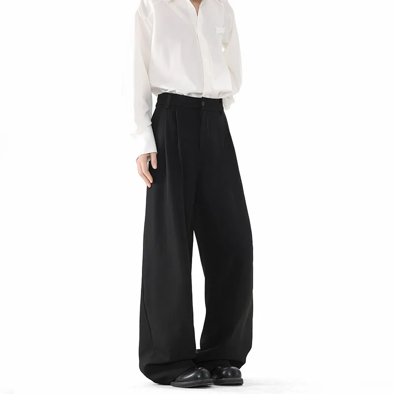 Grey Suit Pants Men Oversized Fashion Society Mens Black Dress Pants Korean Loose Straight Pants Mens Office Formal Trousers
Grey Suit Pants Men Oversized Fashion Society Mens Black Dress Pants Korean Loose Straight Pants Mens Office Formal Trousers