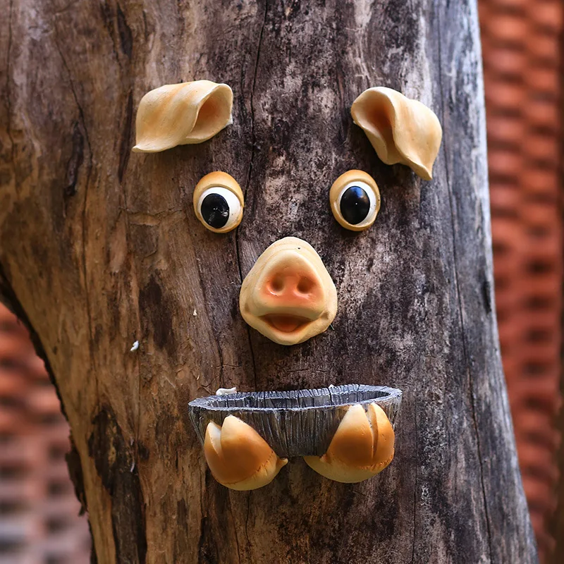 Tree Face Hanging Courtyard Outdoor Garden Tree Monster Animal Facial Features Tree Face Bird Feeder Resin Crafts Pendant
Tree Face Hanging Courtyard Outdoor Garden Tree Monster Animal Facial Features Tree Face Bird Feeder Resin Crafts Pendant