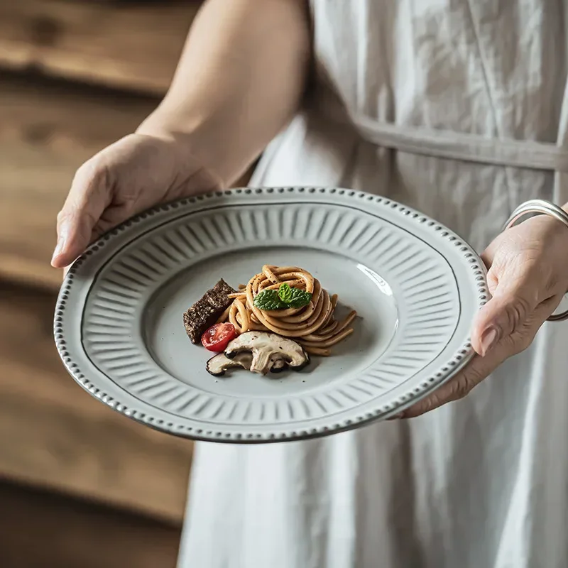 Tableware Sets Off Food Irregular Beads Ceramic Plates Exquisite Dessert Homestay Western Household Plate
Tableware Sets Off Food Irregular Beads Ceramic Plates Exquisite Dessert Homestay Western Household Plate