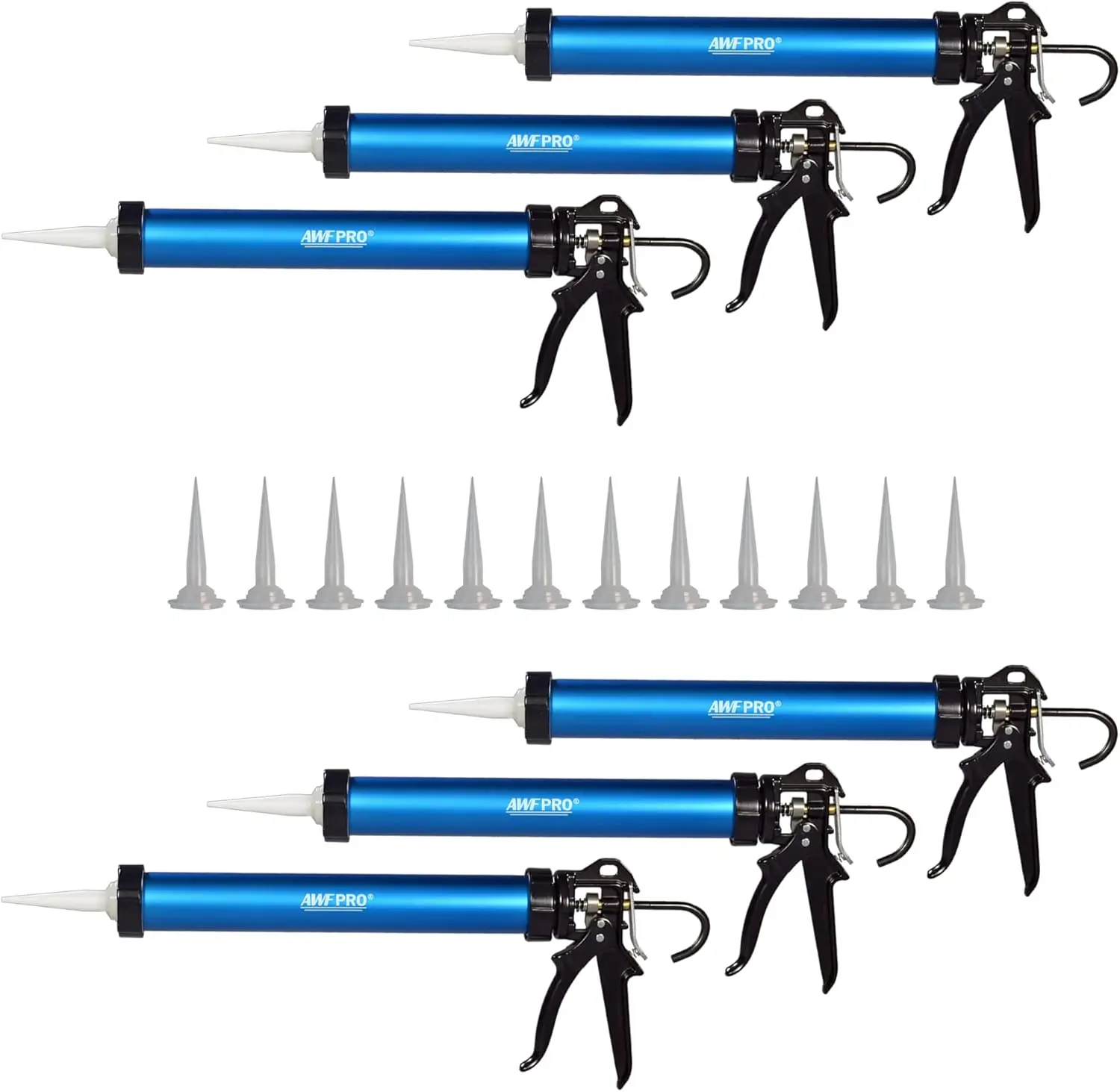 Sausage Caulk Gun - 20 oz Foil Pack / 10 oz Cartridge Convertible, 12:1 Thrust, Aluminum Sausage Caulking Gun, Ideal For Contrac
Sausage Caulk Gun - 20 oz Foil Pack / 10 oz Cartridge Convertible, 12:1 Thrust, Aluminum Sausage Caulking Gun, Ideal For Contrac