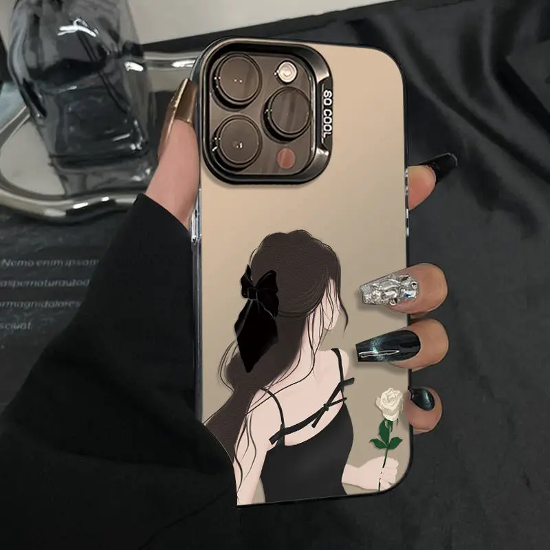 Designed by the Flower girl phone case for iPhone 16 15 14 13 12 11 Pro/ Max/Plus shock-proof rear cover anti-fingerprint
Designed by the Flower girl phone case for iPhone 16 15 14 13 12 11 Pro/ Max/Plus shock-proof rear cover anti-fingerprint