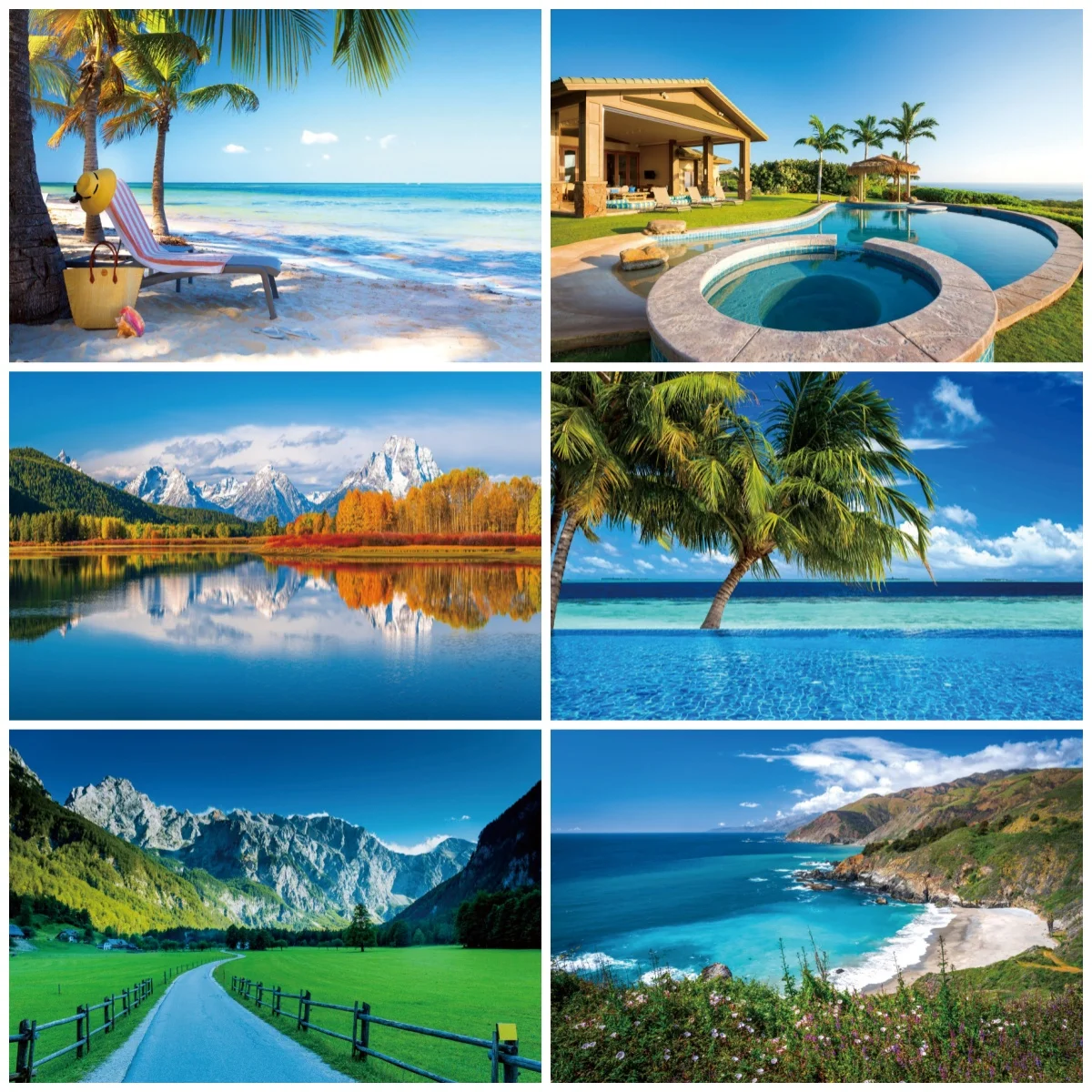 Tropical Beach Mountain Backdrop Pool Ocean Scenery Decor For Summer Vacation Party Travel Theme Photo Studio Background Decor
Tropical Beach Mountain Backdrop Pool Ocean Scenery Decor For Summer Vacation Party Travel Theme Photo Studio Background Decor