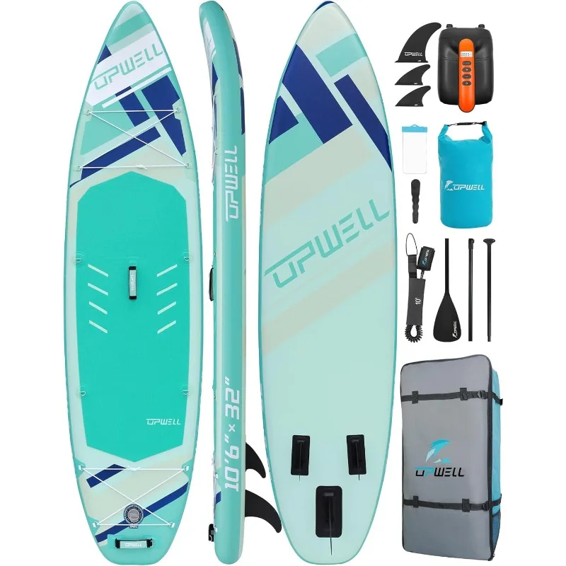 10'6" Inflatable Stand Up Paddle Board with SUP Accessories, Non-Slip Comfort Deck for Youth & Adults
10'6" Inflatable Stand Up Paddle Board with SUP Accessories, Non-Slip Comfort Deck for Youth & Adults
